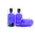 100ml Blue Moulded Glass Screw Cap Bottle with Tamper Evident Cap