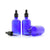 100ml Blue Moulded Glass Dropper Bottle with Tamper Evident Cap