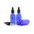 50ml Blue Moulded Glass Dropper Bottle with Tamper Evident Cap