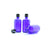 100ml Blue Moulded Glass Pourer Restrictor Bottle with Tamper Evident Cap